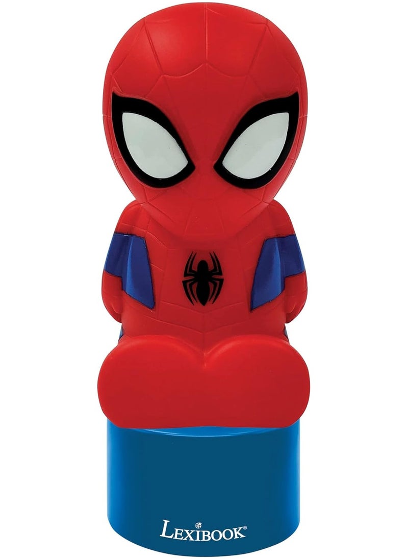 piderman Nightlight and Speaker for Children's Room, Colour Change, Soft Light, Battery Operated