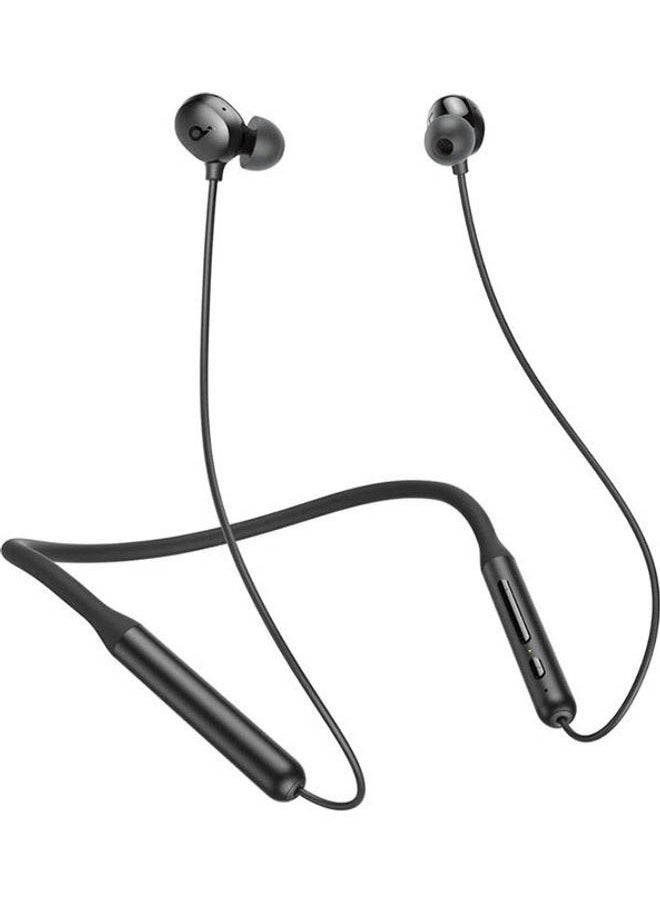 Bluetooth Neckband Headphones with 24 H Playtime, 10 mm Drivers, Crystal-Clear Calls with CVC 8.0, USB-C Fast Charging, Foldable  Lightweight Build, IPX7 Waterproof Black