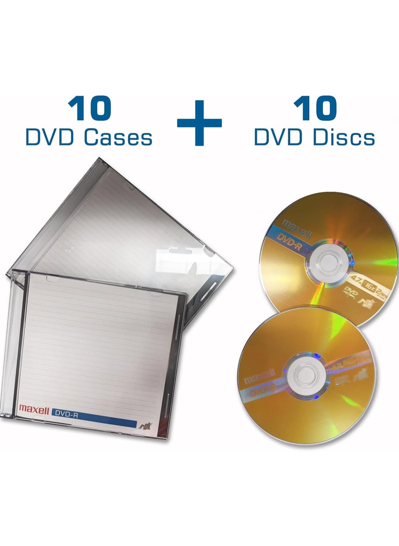 Maxell 638004 4.7Gb Dvd-R 10Mm Jewel case