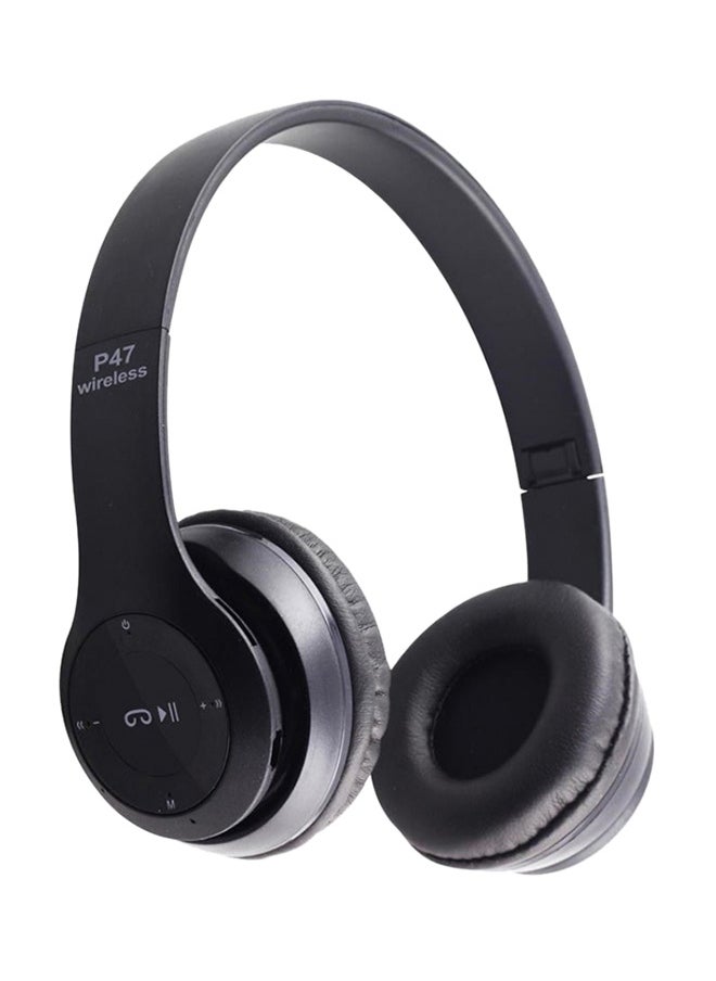 On-Ear Bluetooth Stereo Headset Black