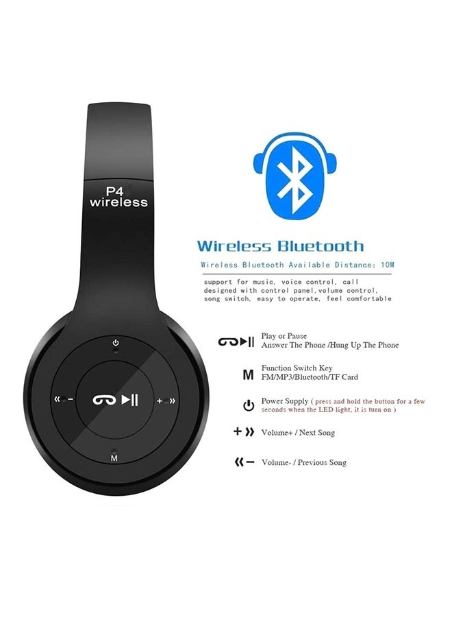 On-Ear Bluetooth Stereo Headset Black