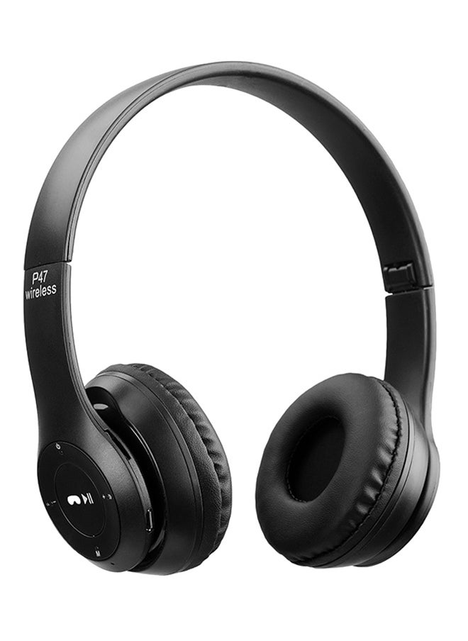 On-Ear Bluetooth Stereo Headset Black