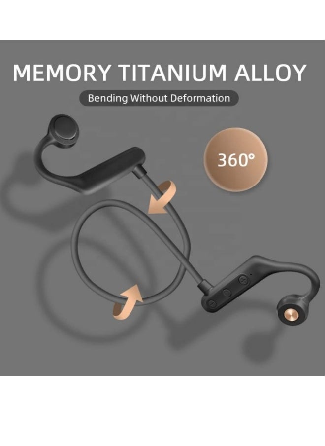 K69 new bone conduction Bluetooth headset 5.0 waterproof ear-mounted headset wireless sports headset