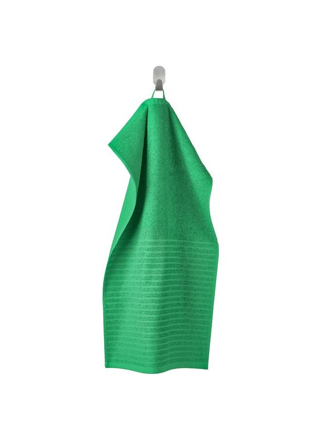 Hand towel, bright green, 40x70 cm