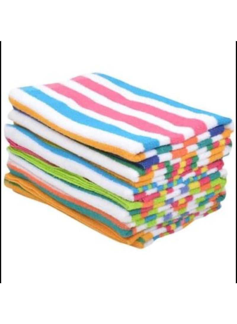 YETLI Cotton Terry Hand Towels Size 14 x 21 inches Pack of 12 Pcs MB1511 Multicolour
