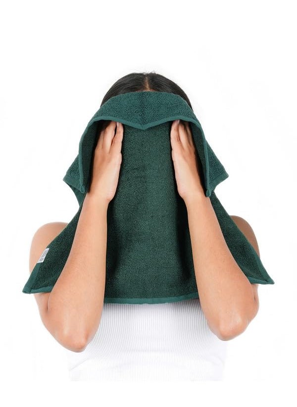 Doctor Towels Banana Face Towel Set of 30 Ultra Soft Absorbent Quick Dry Towels for Facewash Face Towel for Women Men Kids Best for Sensitive Skin and AcneProne Skin Bottle Green