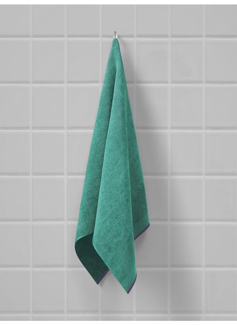 Himeya Large 100 Cotton Terry Melange Bath Towel 75 x 150 cm Lightweight QuickDrying Ideal for Everyday Use Pack of 1 for Ultimate Comfort and Convenience Hunter GreenUltra Violet