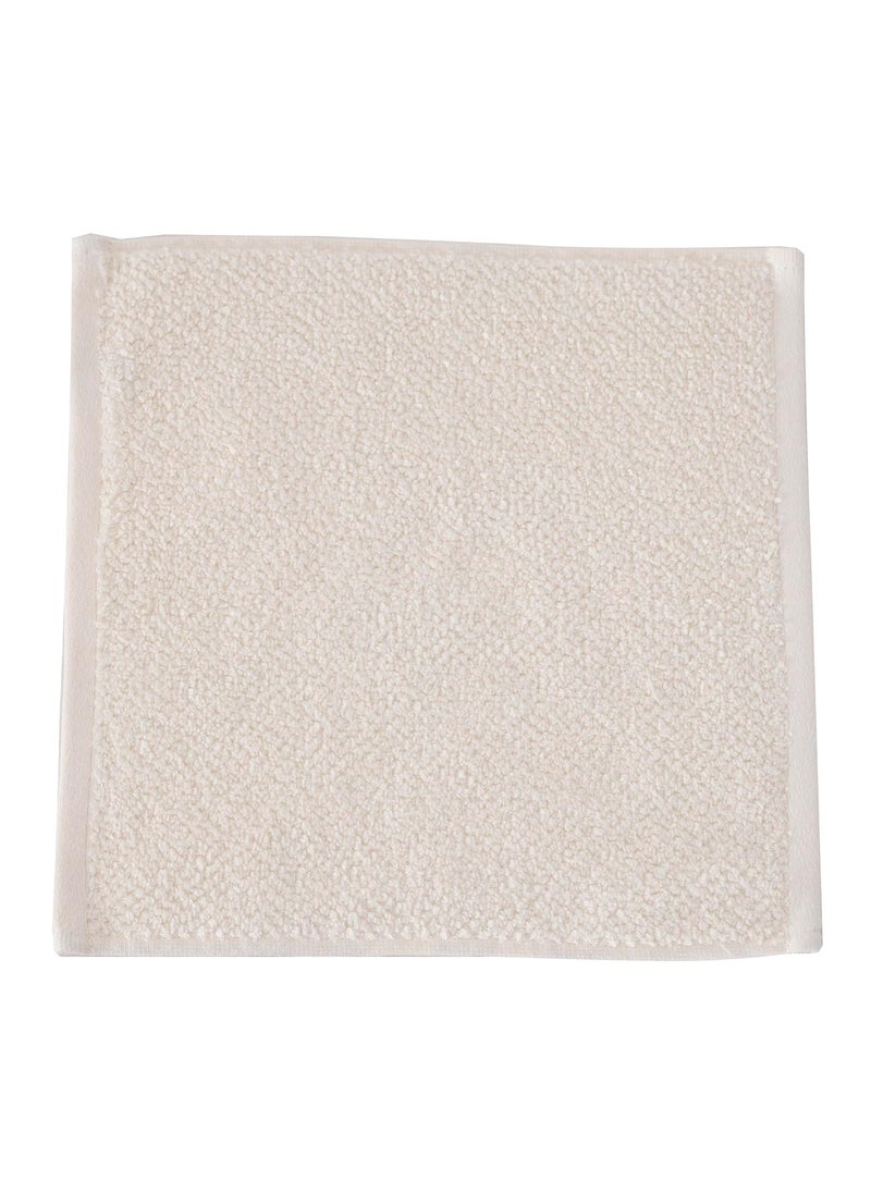 maspar 100 Cotton Windsor Face Towel Set of 4 30 x 30 cm Beige