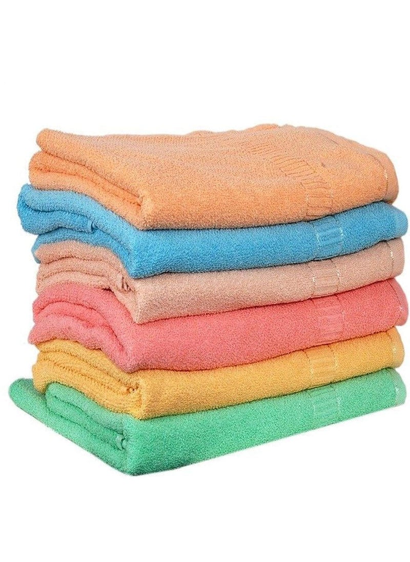 N G PRODUCTS Premium Cotton Hand Towel Set of 06 Pieces 200 GSM