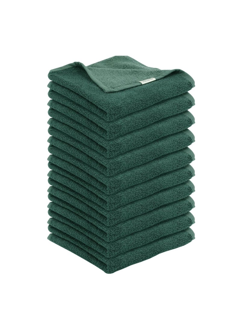Doctor Towels Banana Face Towel Set of 10 Ultra Soft Absorbent Quick Dry Towels for Facewash Face Towel for Women Men Kids Best for Sensitive Skin and AcneProne Skin Bottle Green
