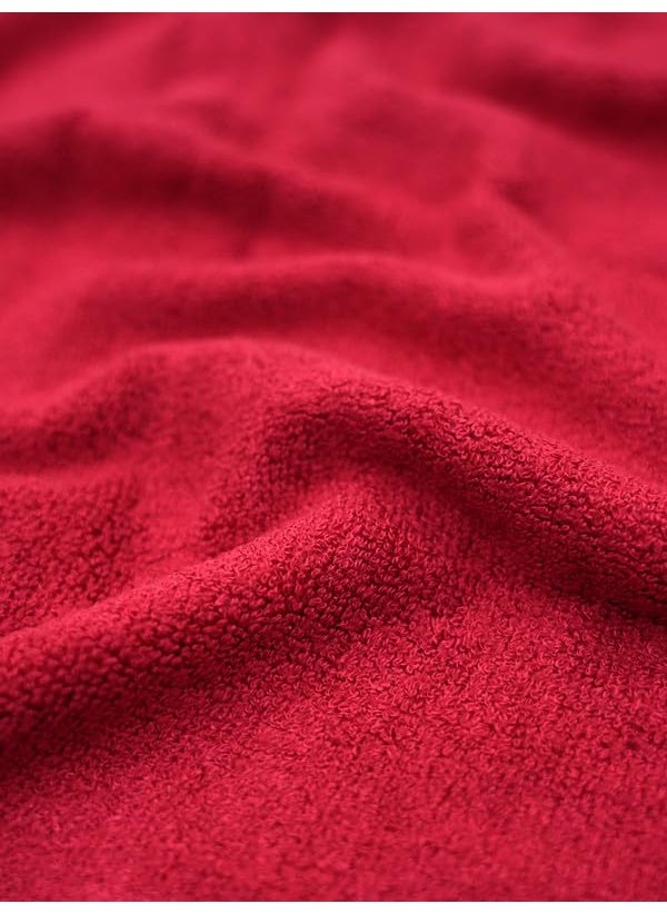 Doctor Towels Bamboo Terry Face Towels Pack of 10 Scarlet Red