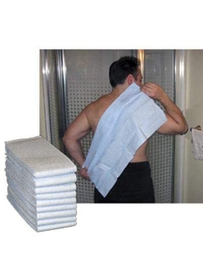 TURION Disposable Non Woven Face and Body Towel 70 GSM 18 X 18 Inch Pack of 50 Pieces