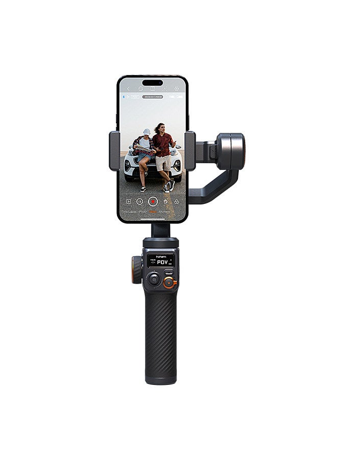 iSteady M6 3-Axis Smartphone Gimbal Stabilizer Anti-shake Phone Vlog Gimbal 360° Rotatable OLED Large Screen with Mini Tripod Storage Case 400g Payload Replacement