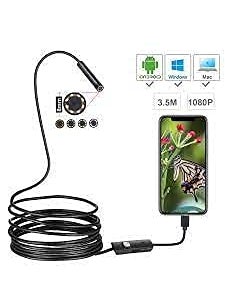 BLUELEX 55mm Waterproof V8 USB Endoscope Inspection Digital Camera with 2m Cable for Android Phone