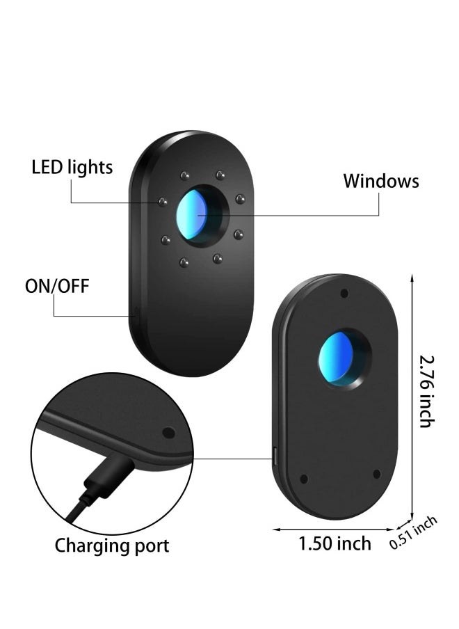 Hidden Camera Detectors, Infrared Detector, Hotel Anti - Camera Anti - Peeping Tool, Camera Detector, Anti - Monitoring Inspection Detector for Hotel Bathroom, Scan Camera