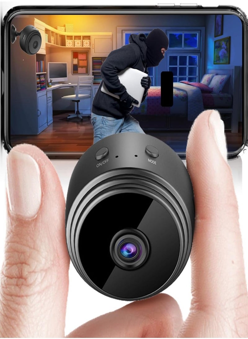 Secret Camera Spy Camera WiFi Home Security Camera Mini Hidden Camera Video Recorder Night Vision Live Feed Playback Phone App Control Nanny Cam Pet Camera