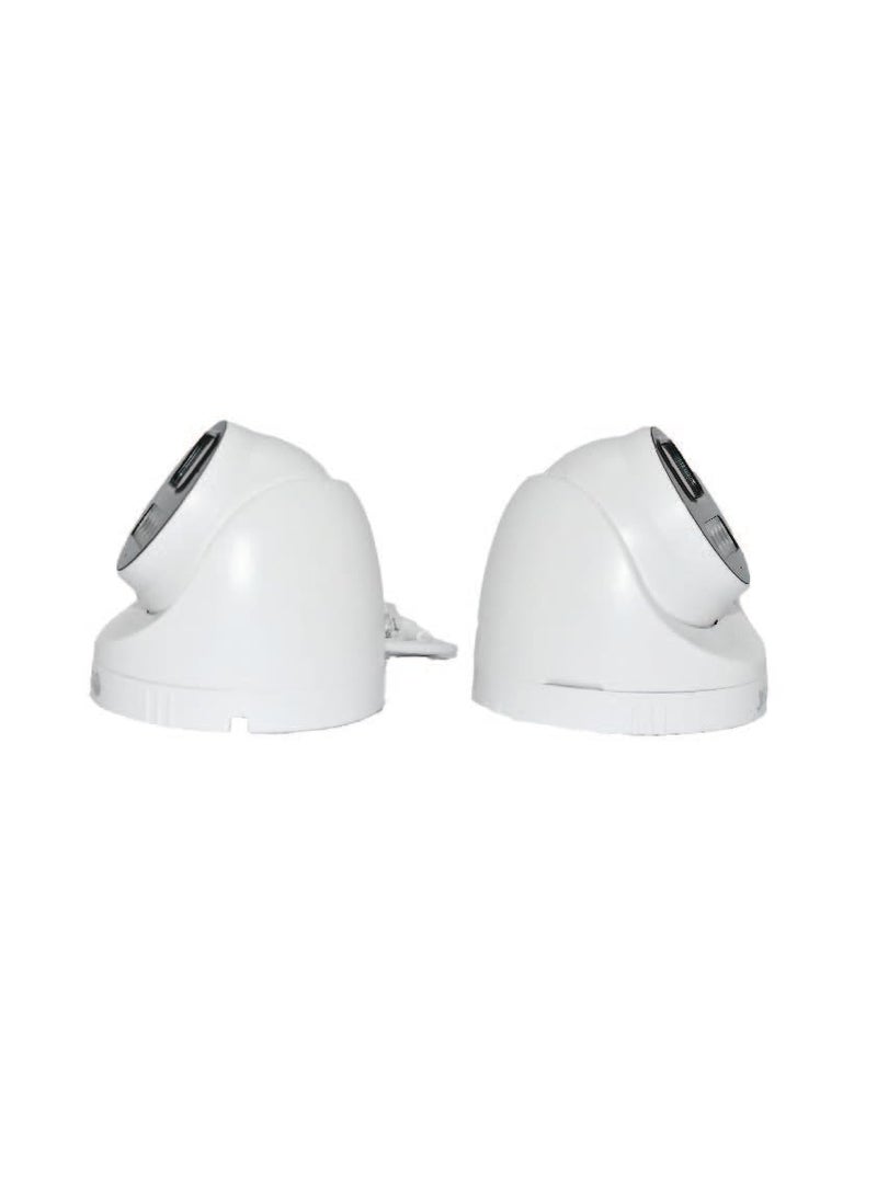 SIYA IP 5MP Color Night Vision DayNight 24 Hour Full Color Vision 1080P Full HD Indoor Dome CCTV Surveillance Camera Compatible with All 5MP and Above Supporting NVRs Set of 4