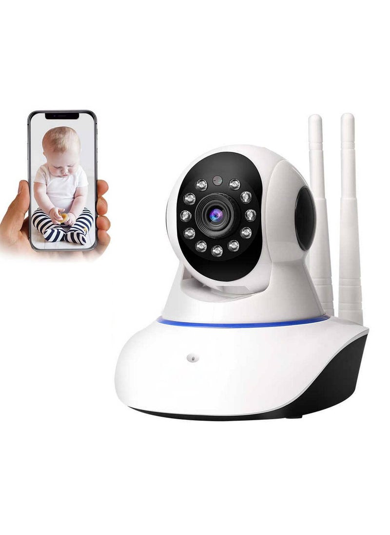 Paroxysm V380 Pro HD 1080P Night Vision Wireless WiFi IP Camera with 2 Way Audio and Up to 64 GB SD Card Supports Suitable for Indoor Outdoor Security Pack of 1
