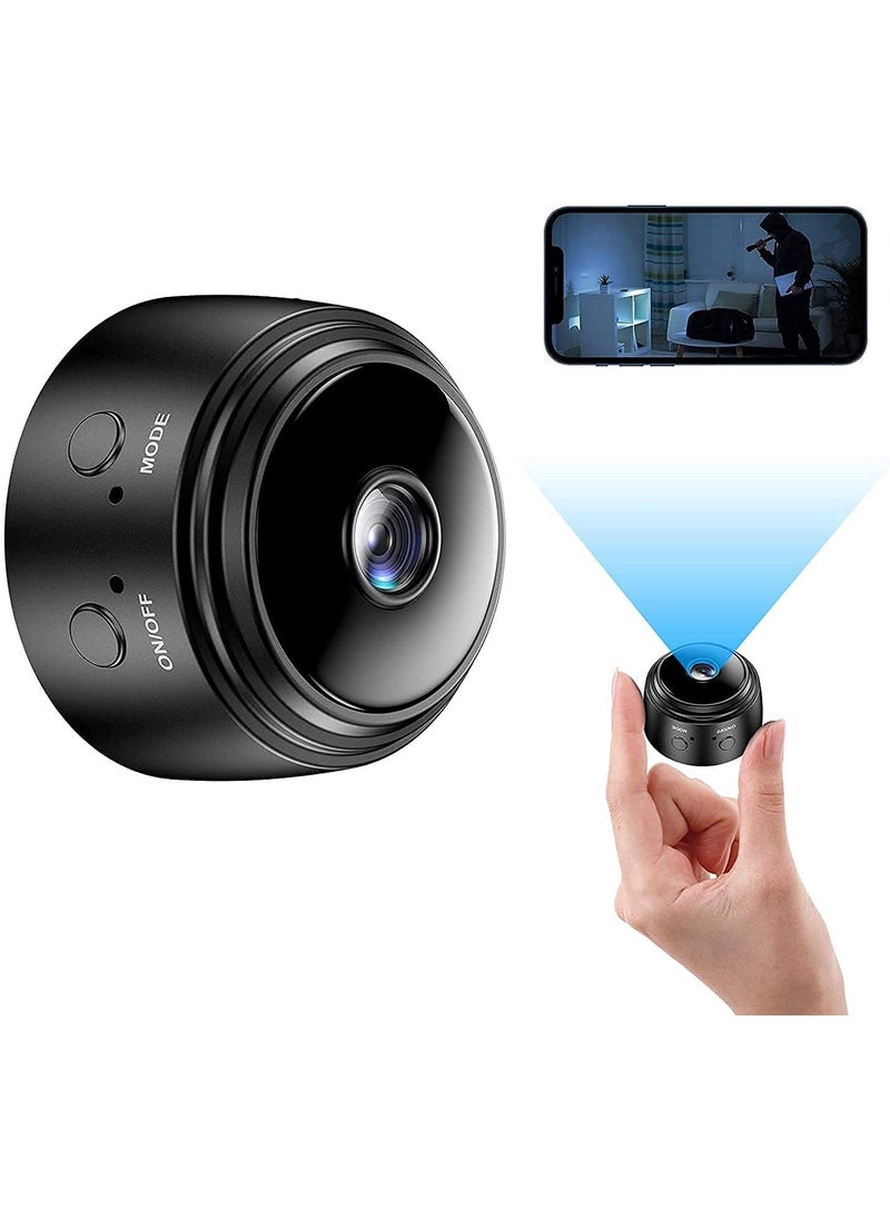 TECHNOVIEW High HD Focus Spy Magnet Camera Full HD Mini Live Stream Night Vision IP Wireless 1080P Audio Video Hidden Nanny Camera for Home Offices Security Indoor Magnet Camera