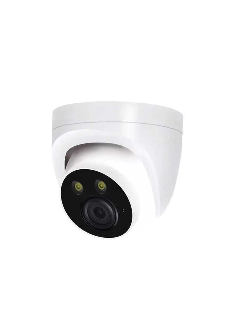 Mecclien 4MP WallMounted IP Camara POE IR Night Vision SD Card Recording Indoor IP Dome Network Camera with Audio