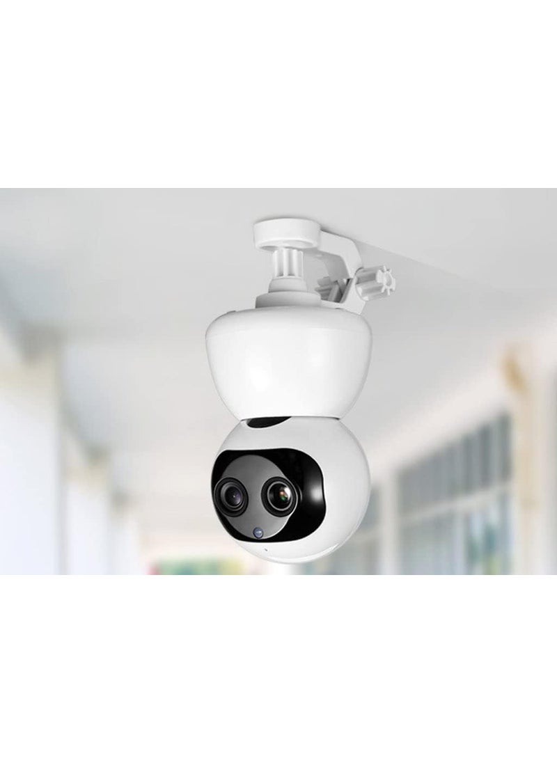 Mecclien 10X Zoom 360 Smart Pan Tilt Home Office WiFi Camera Wireless Indoor Security 2MP 1080P Full Hd Night Vision Up to 64 Gb MicroSD Card Support Motion Detection