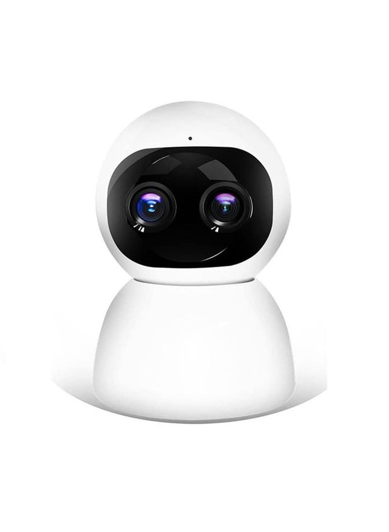 Mecclien 10X Zoom 360 Smart Pan Tilt Home Office WiFi Camera Wireless Indoor Security 2MP 1080P Full Hd Night Vision Up to 64 Gb MicroSD Card Support Motion Detection