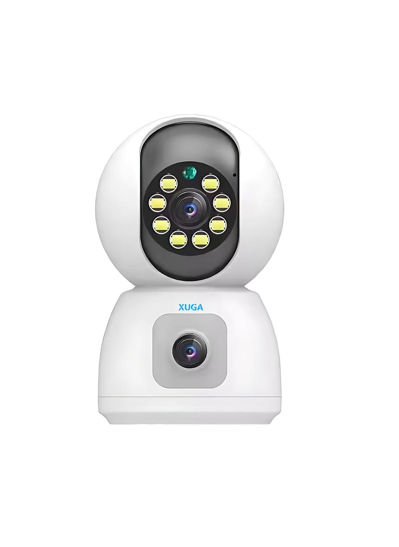 XUGA 8MP 4K PanTilt Indoor WiFi Security Camera for Baby Monitor Pet Camera AI Enabled Human Detection Tracking 2Way Audio Cloud SD Card Storage Upto 256Gb X320