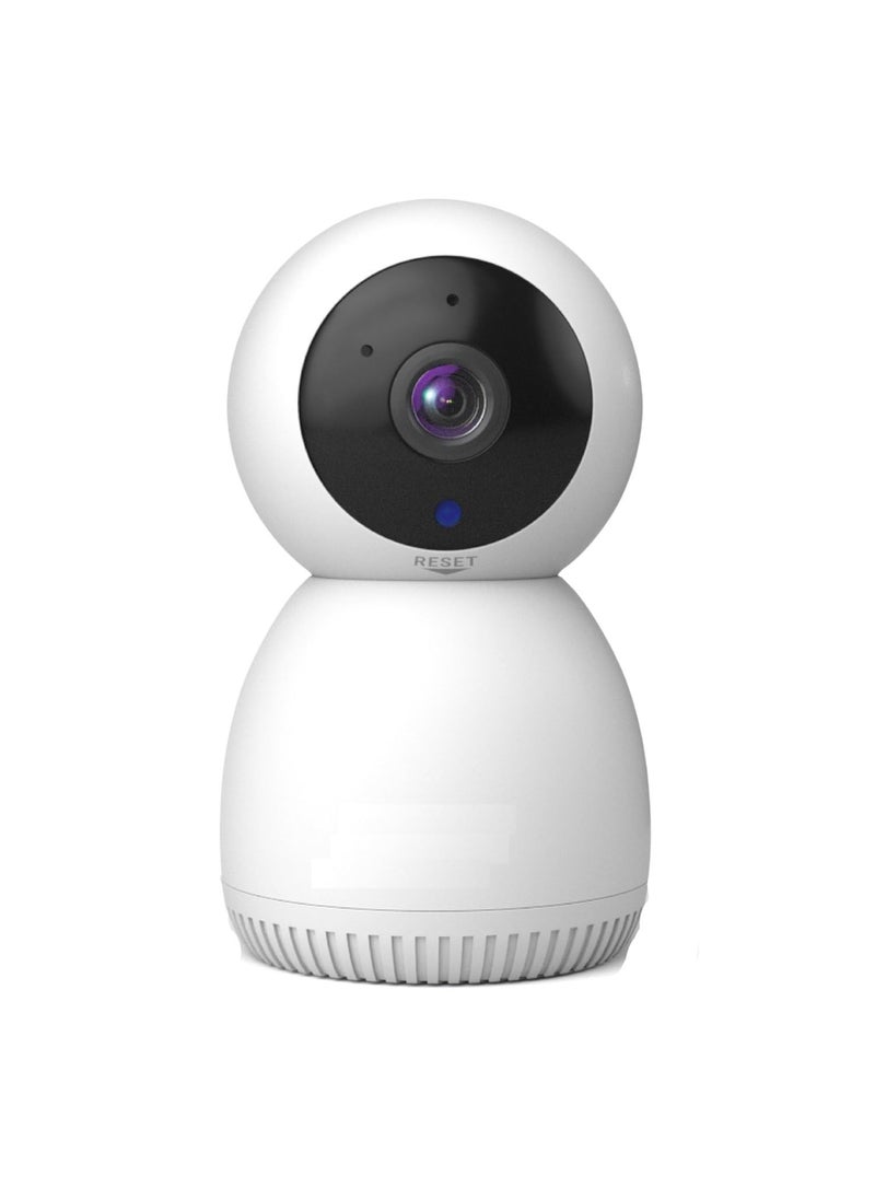 Mecclien 2Way Audio Night Vision Smart Motion Tracking Humanoid Detection Alarm System EVE PRO panTilt Smart WiFi Security Camera for Home with 350 Degree 3MP HD