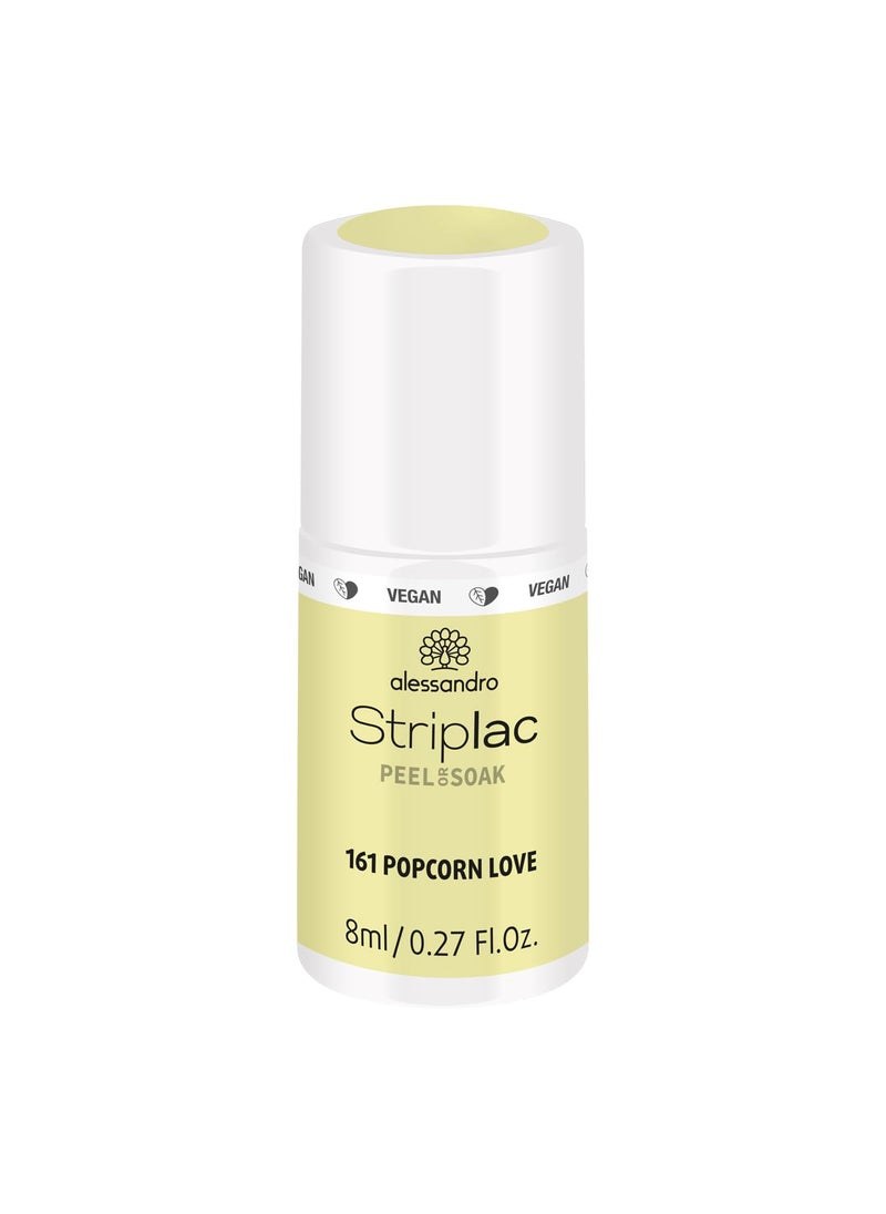 alessandro Striplac Peel or Soak Nail Polish -161 Popcorn Love for Women - 0.27 oz