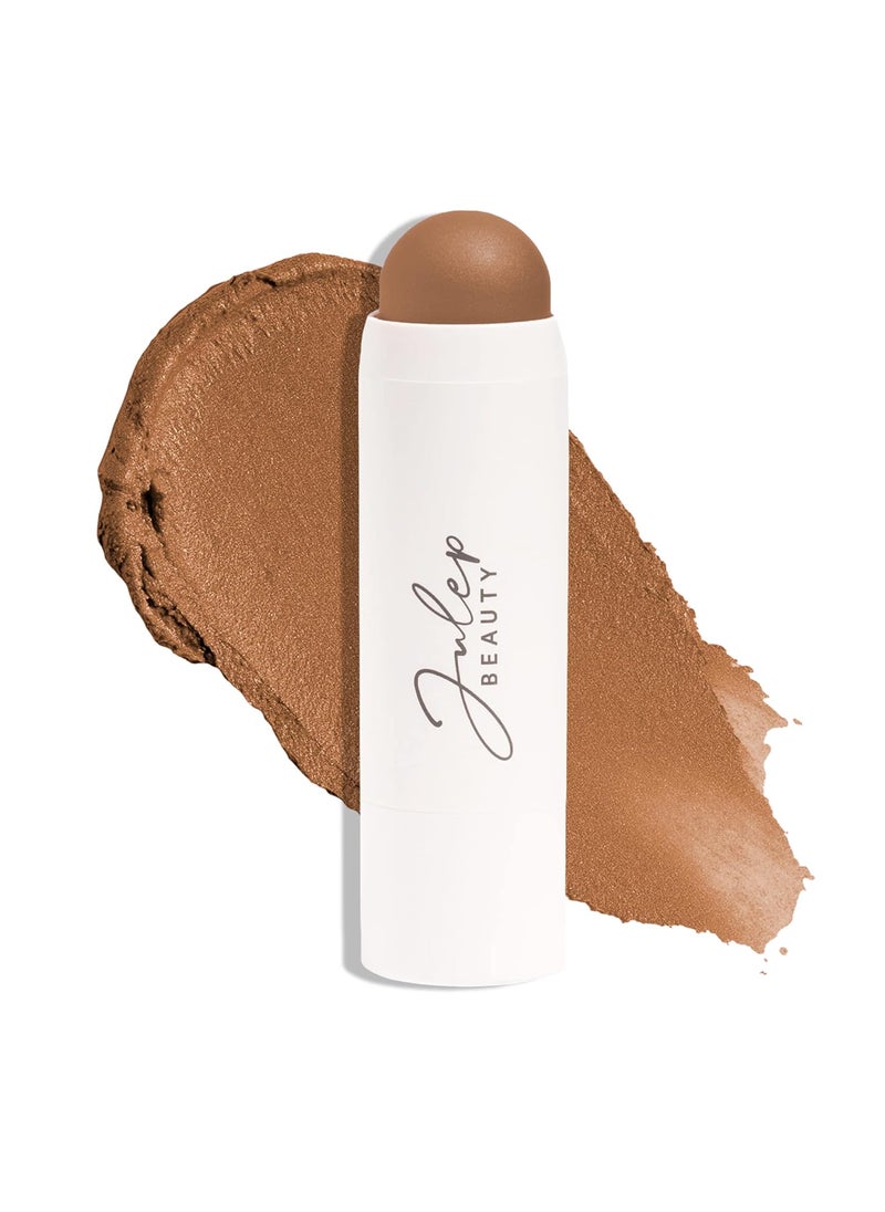 Julep Skip The Brush Cream to Powder Blush Stick  Neutral Bronze  Blendable and Buildable Color  2in1 Blush and Lip Makeup Stick