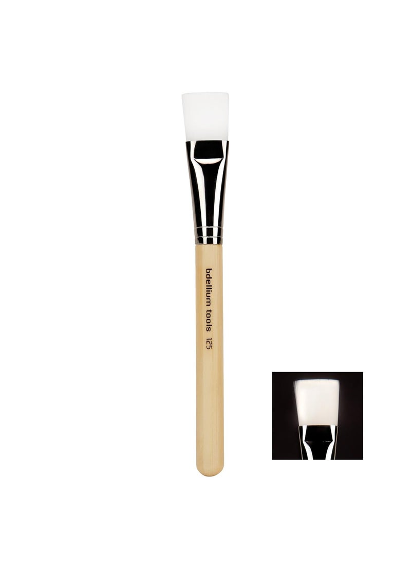 Bdellium Tools Professional Makeup Brush - Special FX Series 125 Square Glue - With Soft Synthetic Fibers, For Applying/Removing Glue (Bamboo, 1pc)