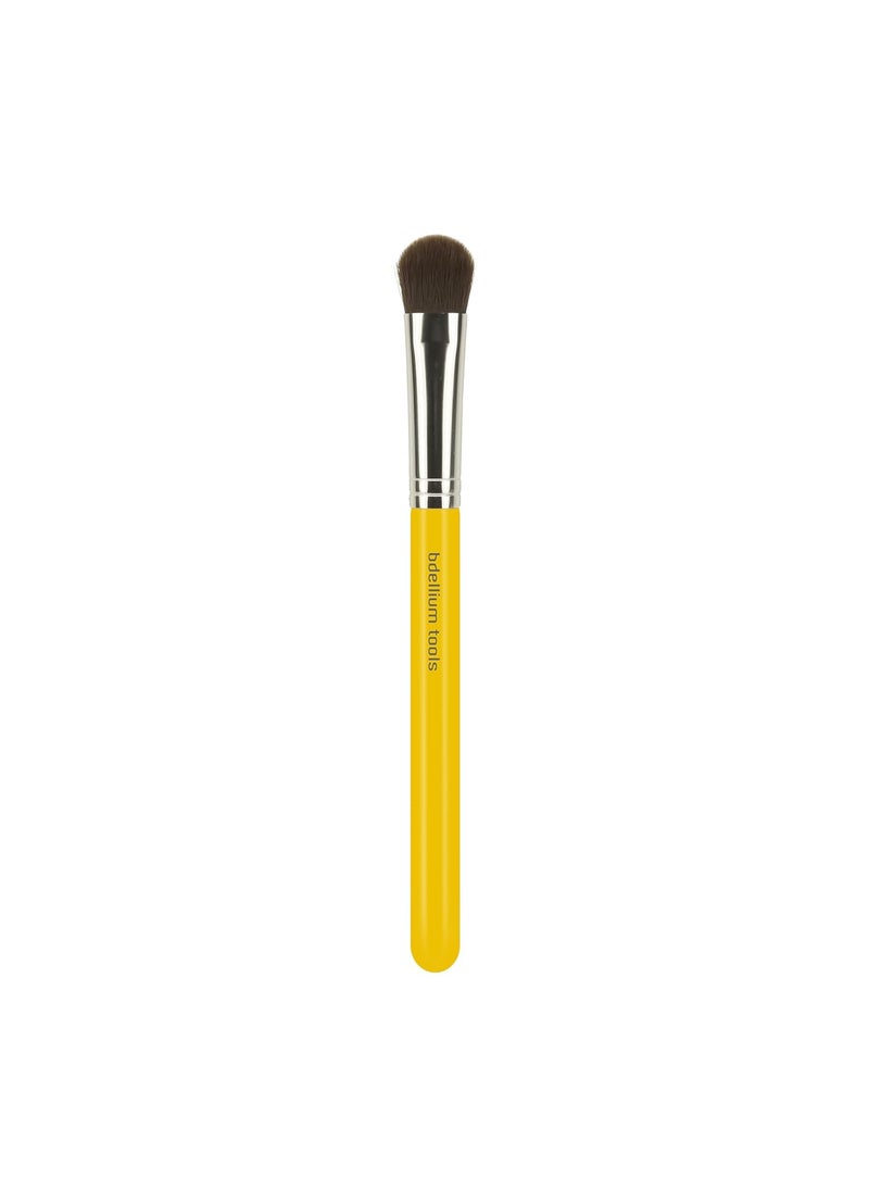 Bdellium Tools Professional Makeup Brush - Studio Series 779 Eye Whopper - With Soft Synthetic Fibers, For Applying, Blending, Highlighting (Yellow, 1pc)