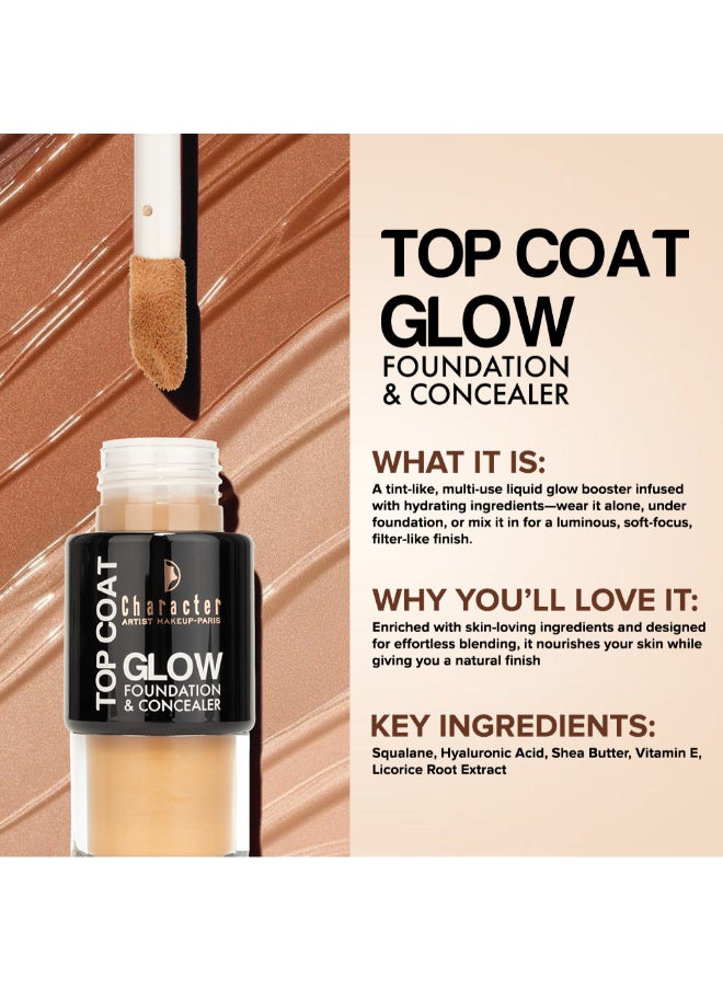 Top Coat Glow Foundation And Concealer
