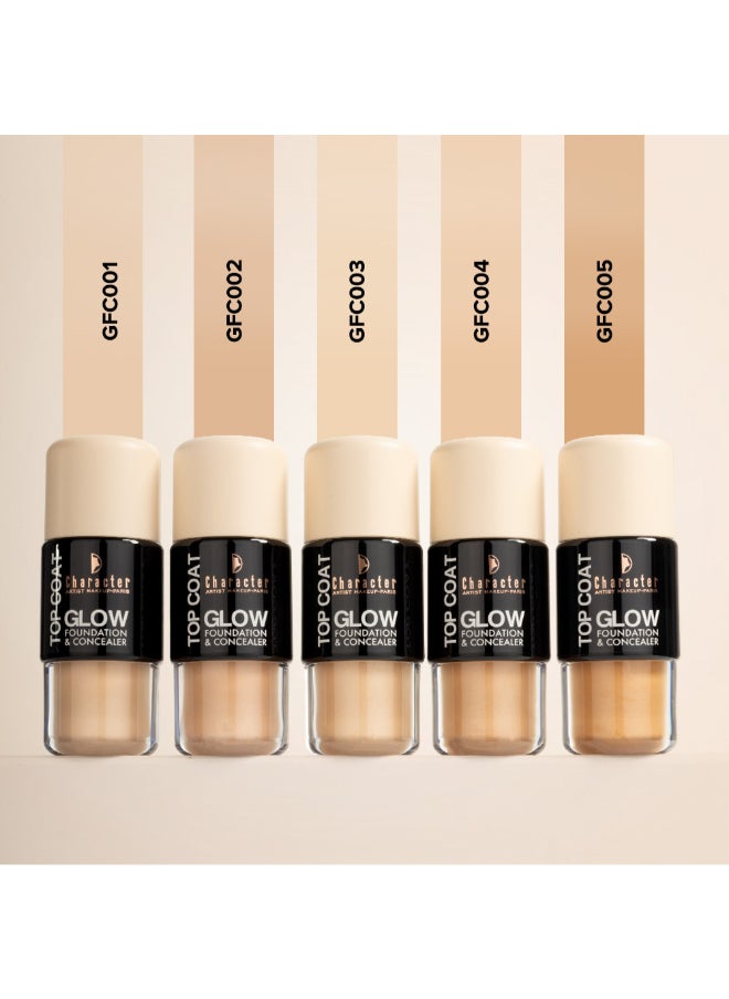 Top Coat Glow Foundation And Concealer