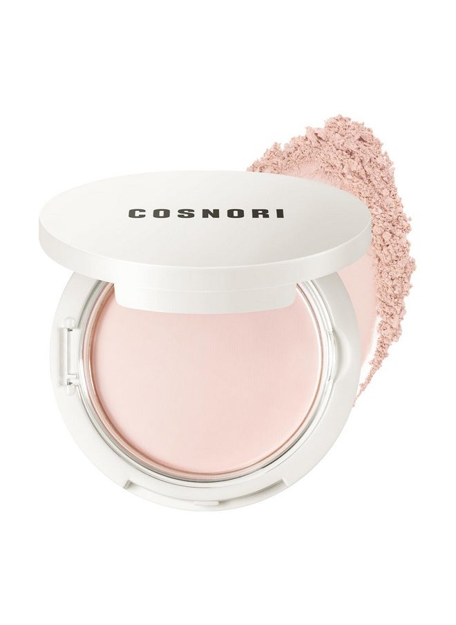 Blossom Finish Powder Pact - Vegan, Oil Control Pact, Long Lasting Makeup Fixing And Tone-Up, Pressed Finishing Powder, Rice Bran, Cherry Blossom, And Chamomile Extract, 0.3Oz (8.5G)