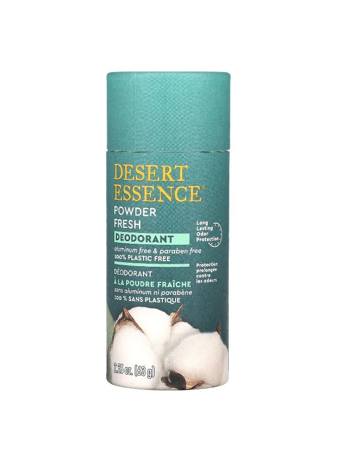 Desert Essence, Deodorant, Powder Fresh , 2.25 oz (63 g)