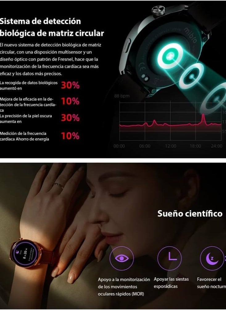 Mibro Lite 3 Pro Smart watch -golden