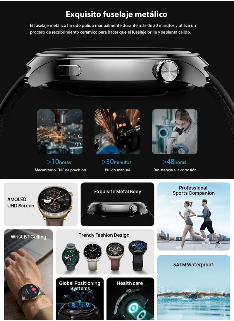 Mibro Lite 3 Pro Smart watch -golden