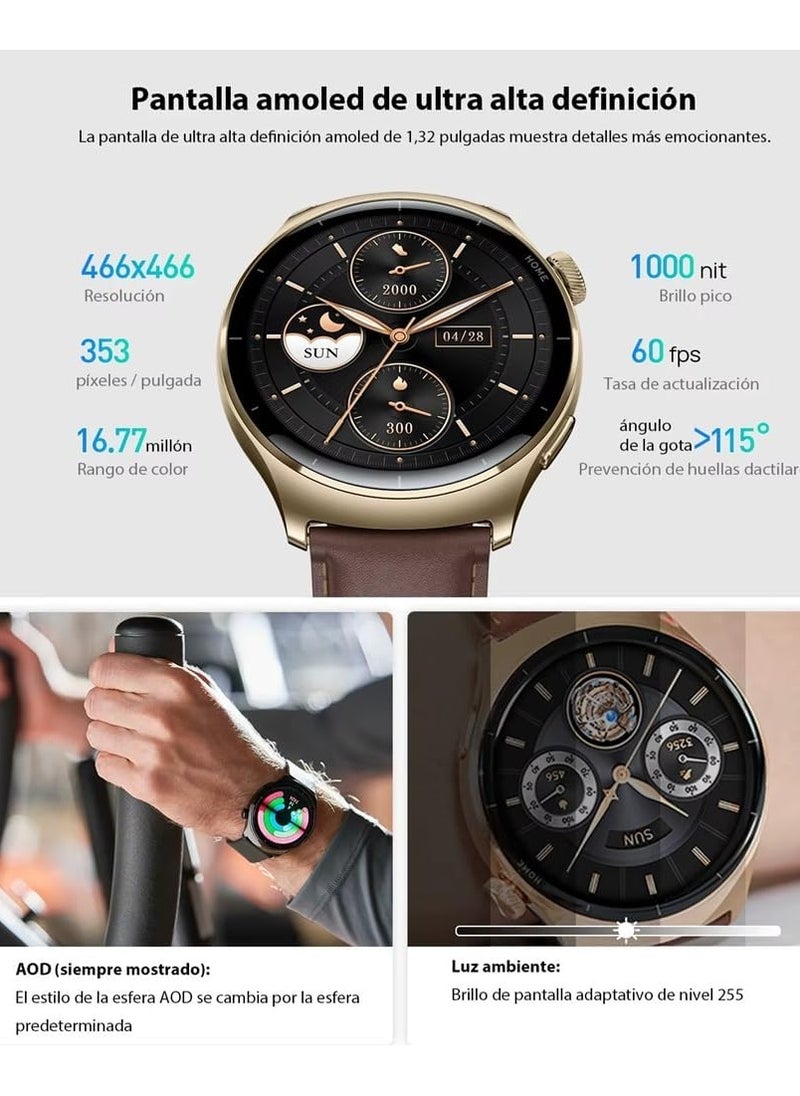 Mibro Lite 3 Pro Smart watch -golden