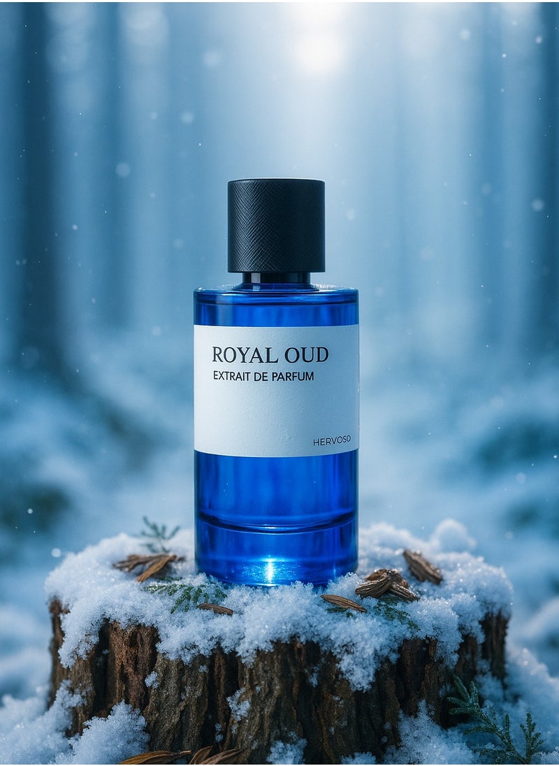 Royal Oud Extrait Eau de Parfum 100ml | Oud Perfume for Men with Leather & Amber Notes