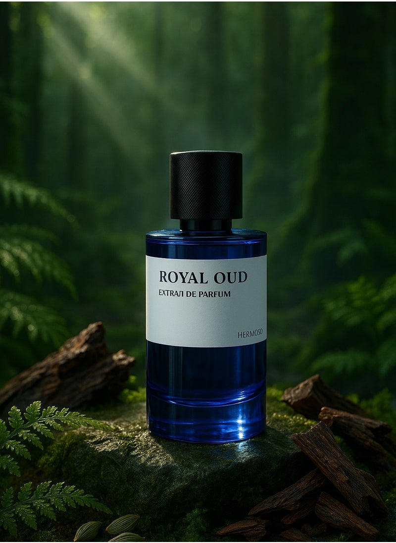 Royal Oud Extrait Eau de Parfum 100ml | Oud Perfume for Men with Leather & Amber Notes