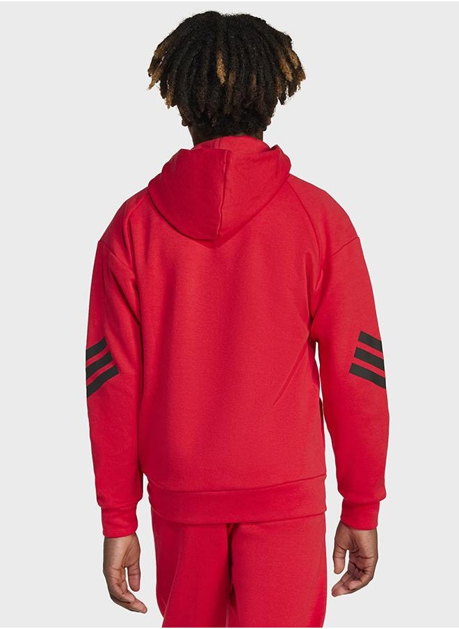 Future Icons 3-Stripes Full-Zip Hooded Track Jacket Kids