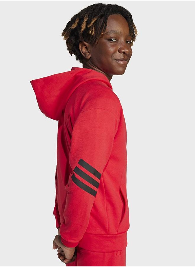 Future Icons 3-Stripes Full-Zip Hooded Track Jacket Kids