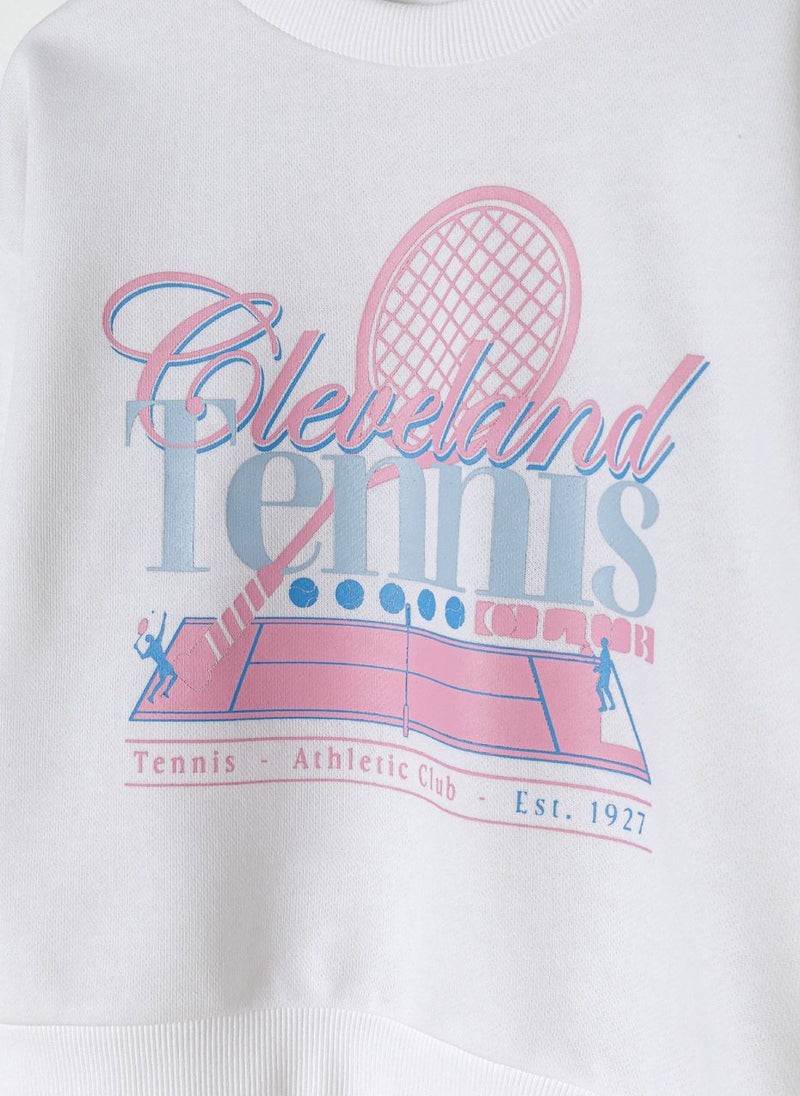 Girls Graphic Sweatshirt