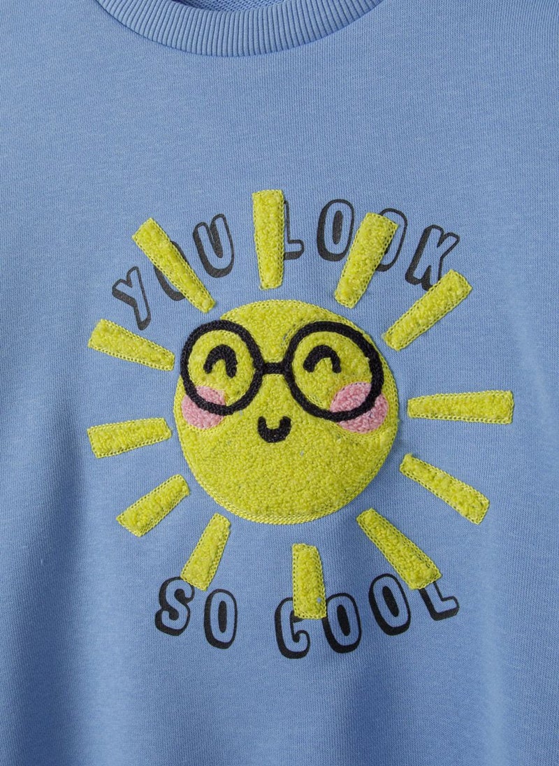 Baby Cotton Crew With Print