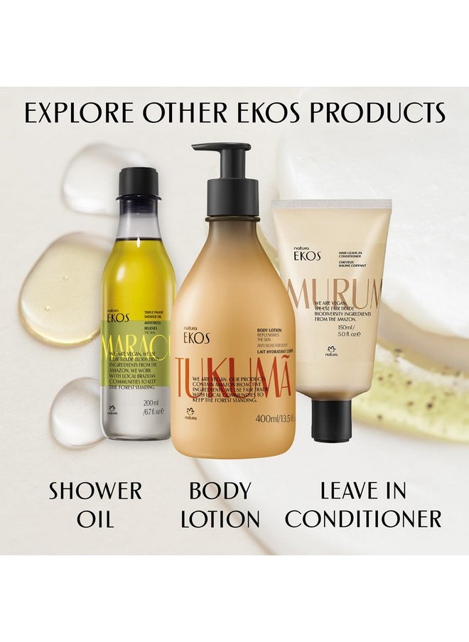 natura - Ekos Tropical Hand Cream Trio Variety Pack, 3 Creams - (1) Maracujá, (1) Castanha, & (1) Açaí Hand Cream - Vegan Skin Care - Brazilian Beauty Secrets - Self Care & Body Care - 1.41oz (40g)