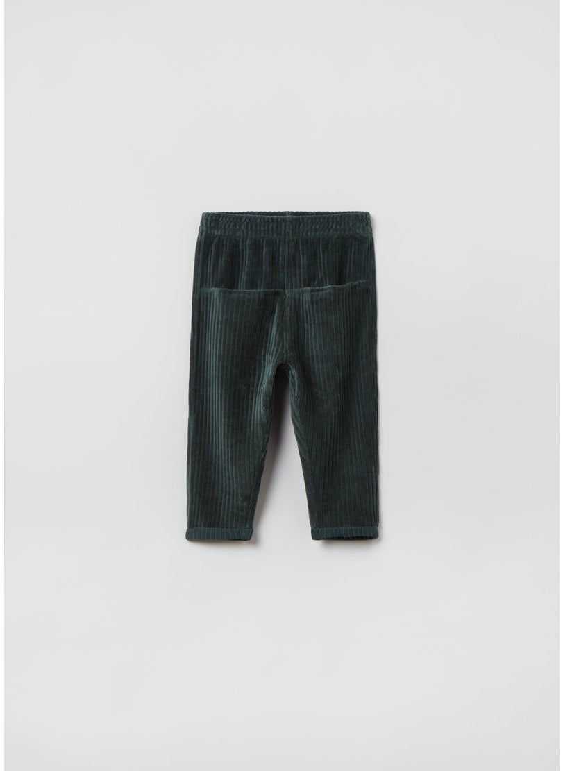 Baby Boy Ribbed Chenille Trousers