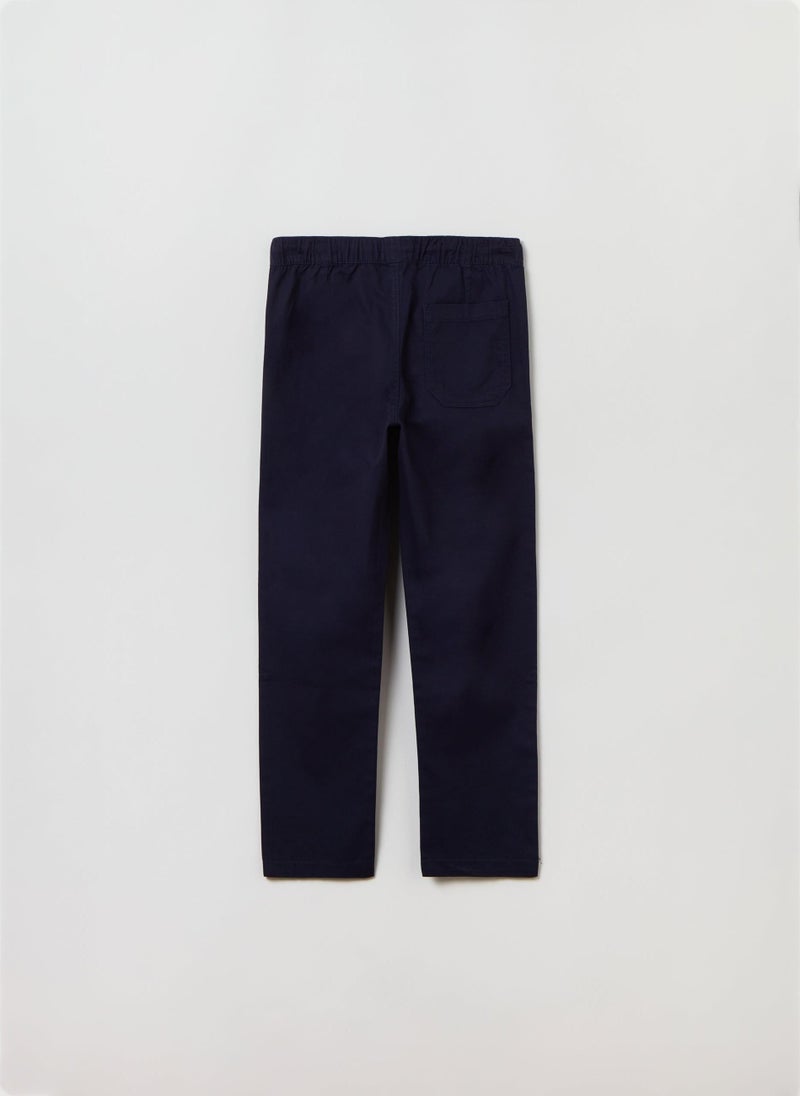 Jogger Trousers In  With Drawstring