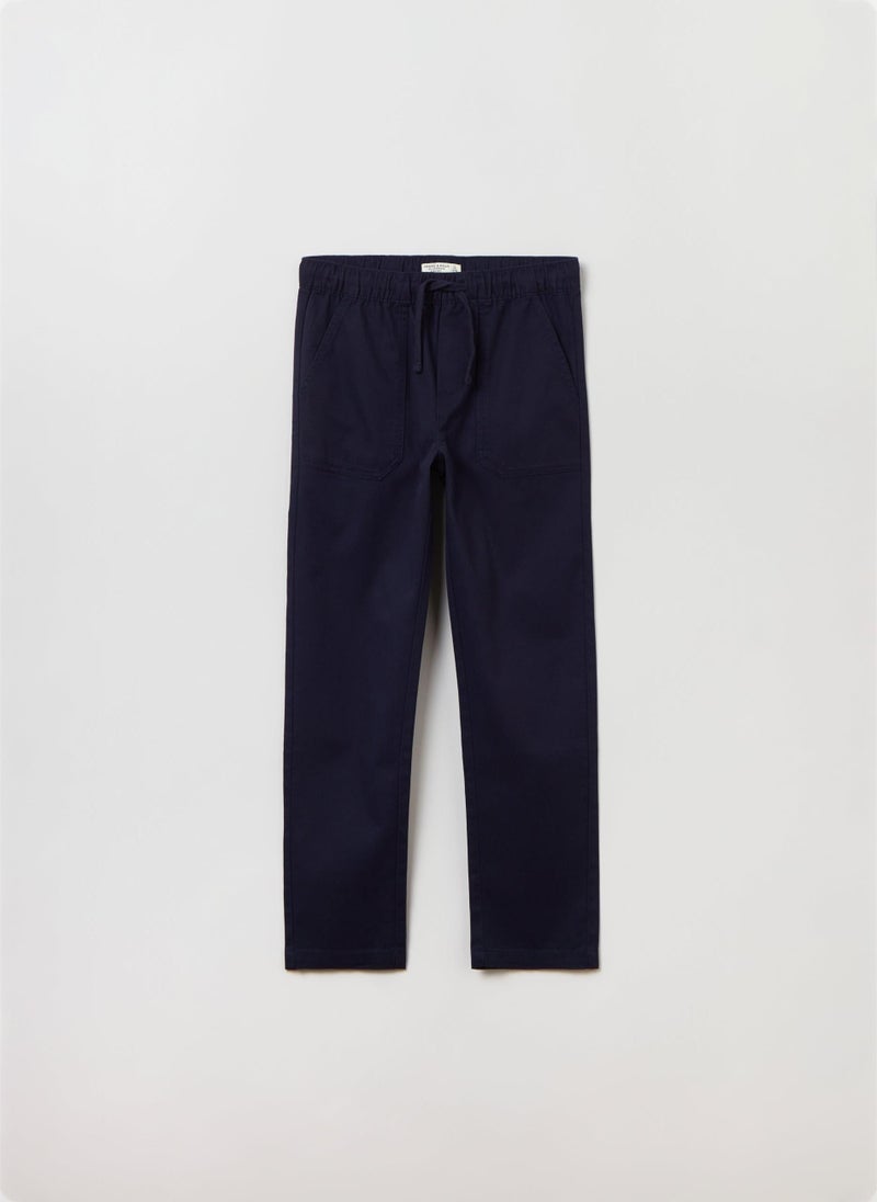 Jogger Trousers In  With Drawstring