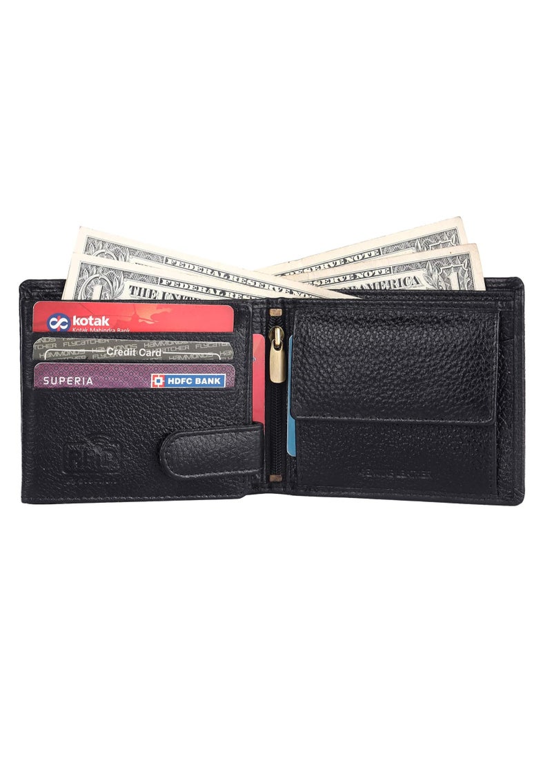 Gift Combo - Genuine Leather Wallets for Men and Women, Stylish Couples Gift Set with Multiple Card Slots, Zipper Pockets - Ramadan, Eid, Anniversary and Wedding Gift | 7KDB